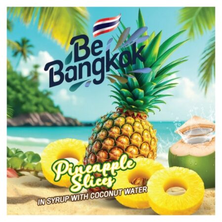 Be Bangkok Pineapple spices in syrup with coconut water